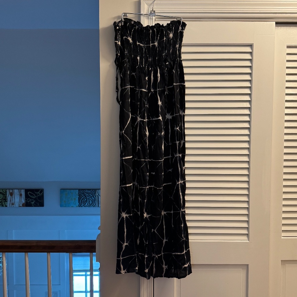 EXHO New York Maxi dress with straps NWT medium